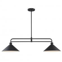 Trans Globe 11763 BK - 2LT ISLAND PENDANT-DOUBLE ROD-